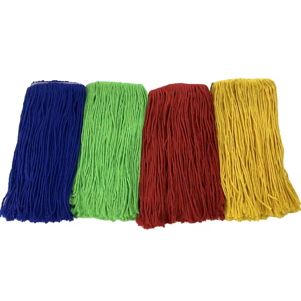 China mop Manufacturers Wholesale Commercial industrial mop for hotel restaurant household cleaning wet mop floor cotton mop with aluminum stick handle