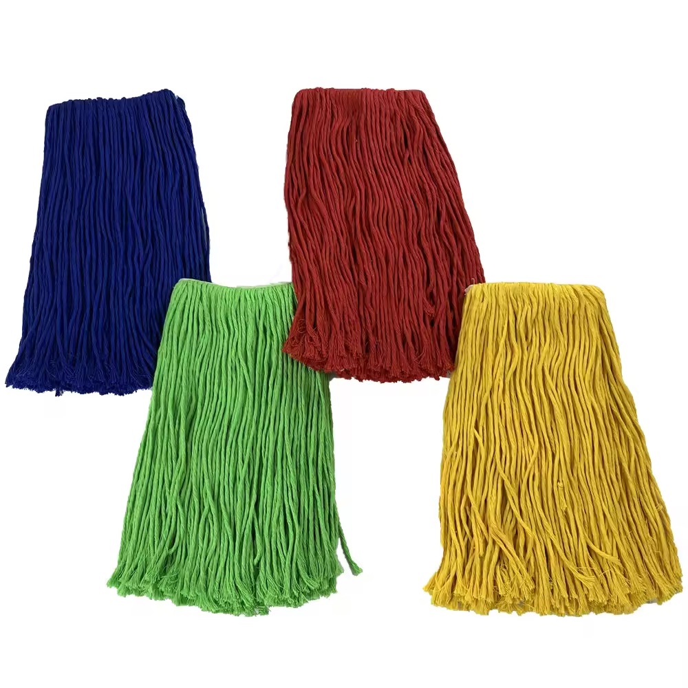 China mop Manufacturers Wholesale commercial industrial wet dry cotton mop replacement