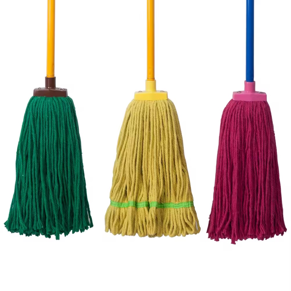 China household cleaning tool wholesale professional cotton mop china cotton microfiber clip mop head
