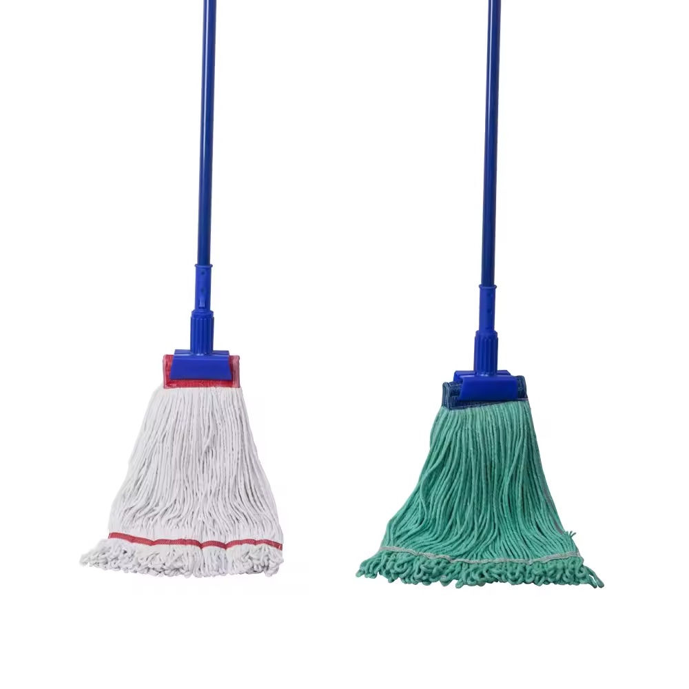 China household cleaning tool wholesale professional cotton mop china cotton microfiber clip mop head