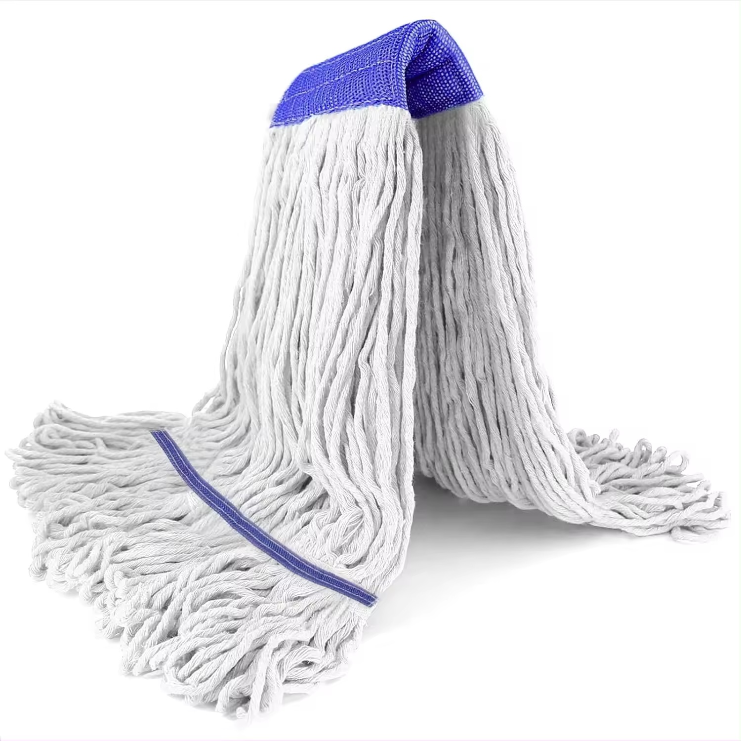 China white loop out String Floor cleaning mop Good Effect Household Cotton Round Wet flat mop