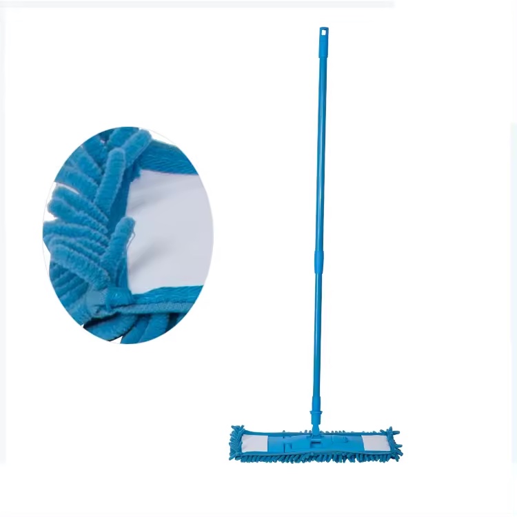 China Manufacturer wholesale home cleaning tools microfiber dust flat mop