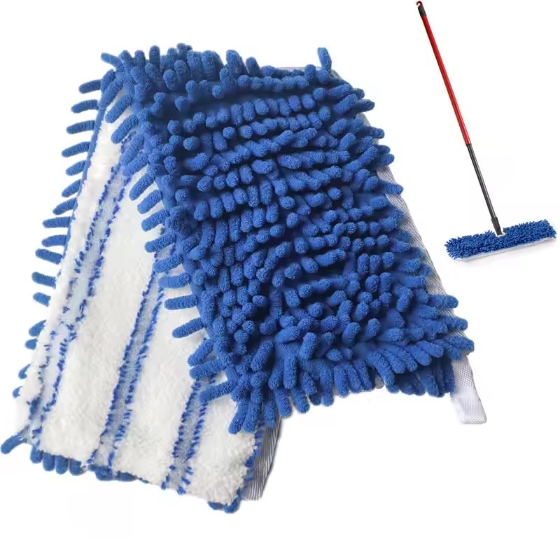 Easy Flat mop, Microfiber MOP Cloth Cleaning Floor Hand Free Flat Mop Set