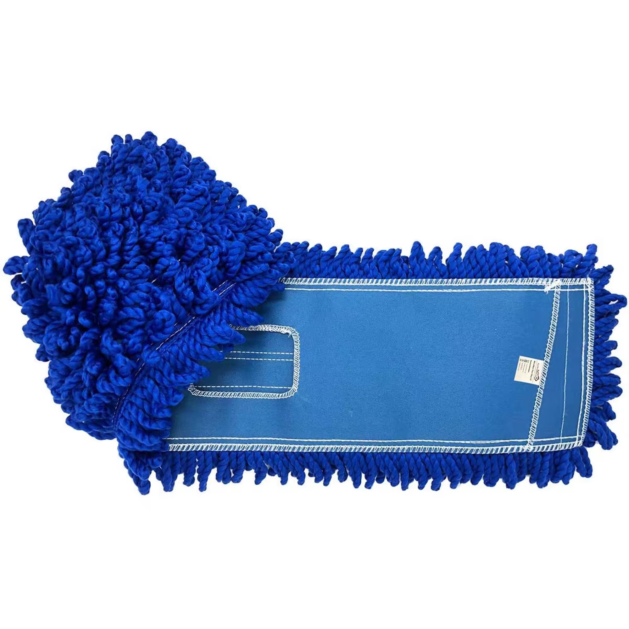 Blue 18 inch Washable Microfiber Dust Mop Commercial Mop Head Replacement