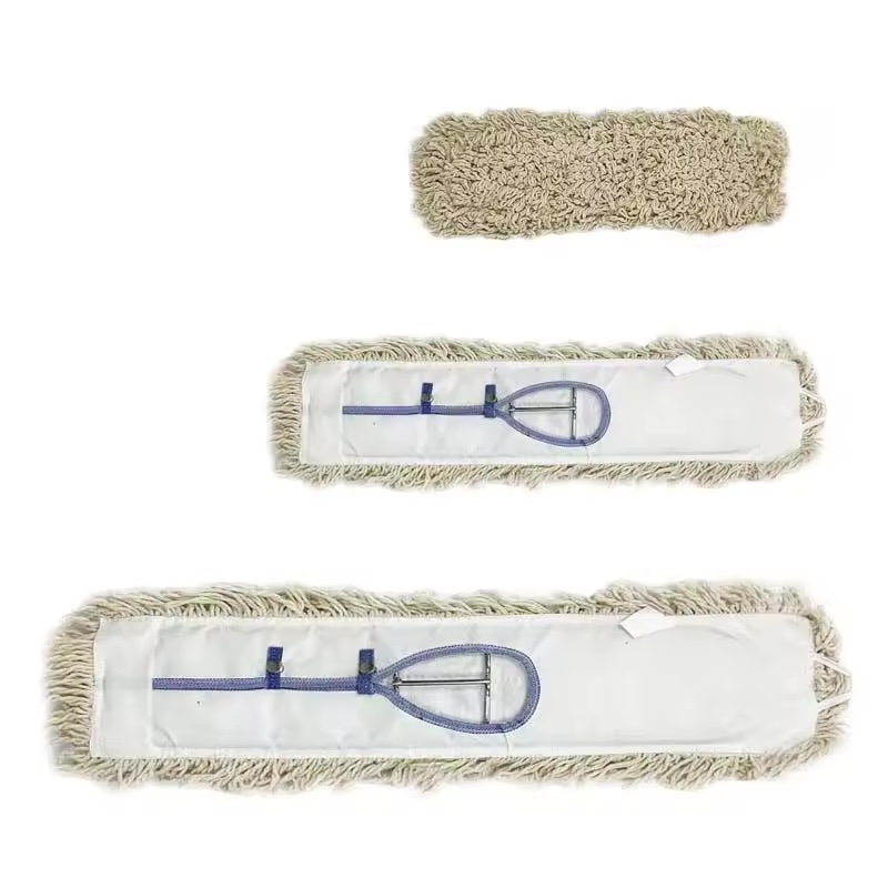  Commercial Cotton Yarn Floor Flat Cleaning Dust Mop refill