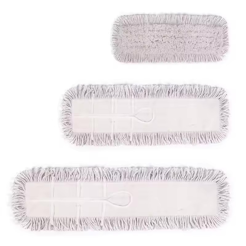 Cotton yarn mop head for flat mop refill