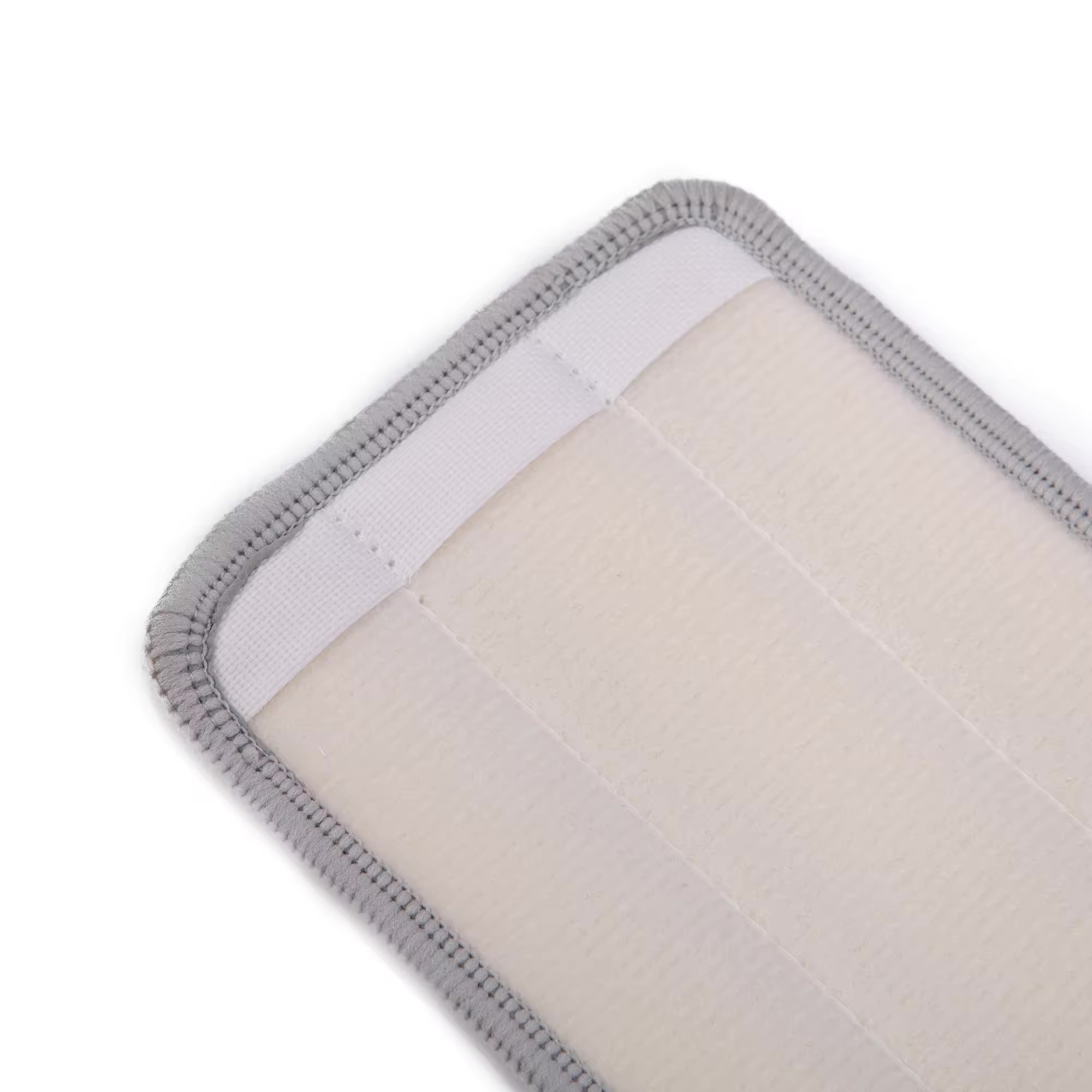 Microfiber mop pad for flat mop refill