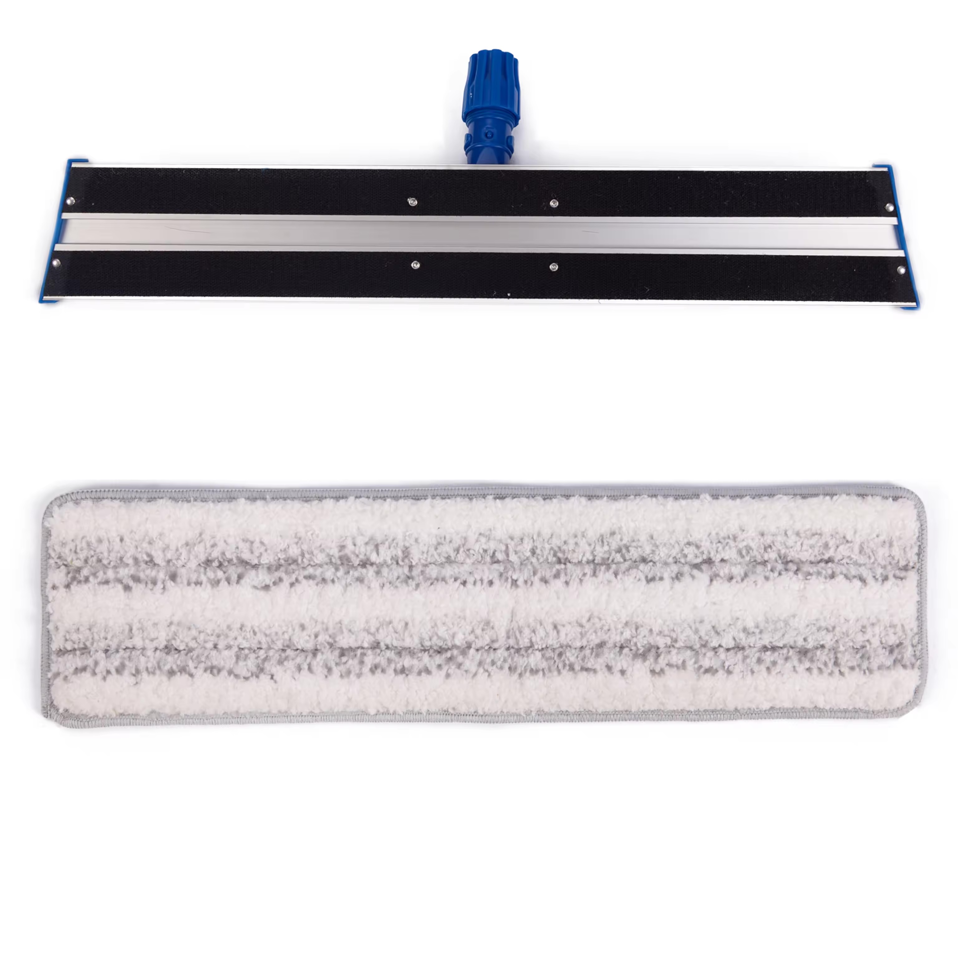 Microfiber mop pad for flat mop refill