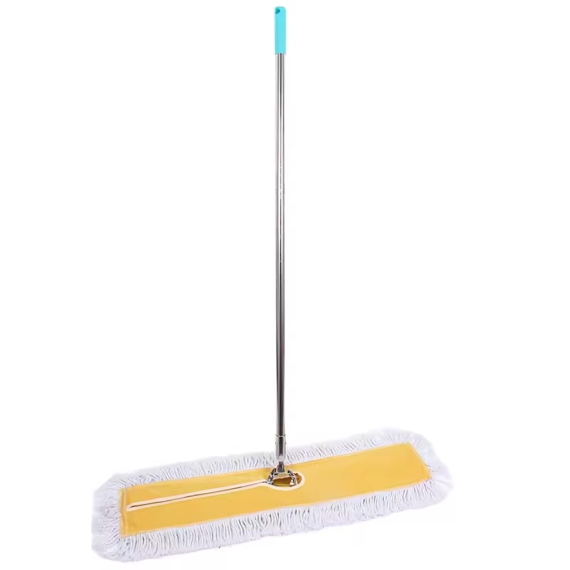 Industrial household Indoor Floor Cleaning Mop Recycled Cotton Dust Mop Flat Mop