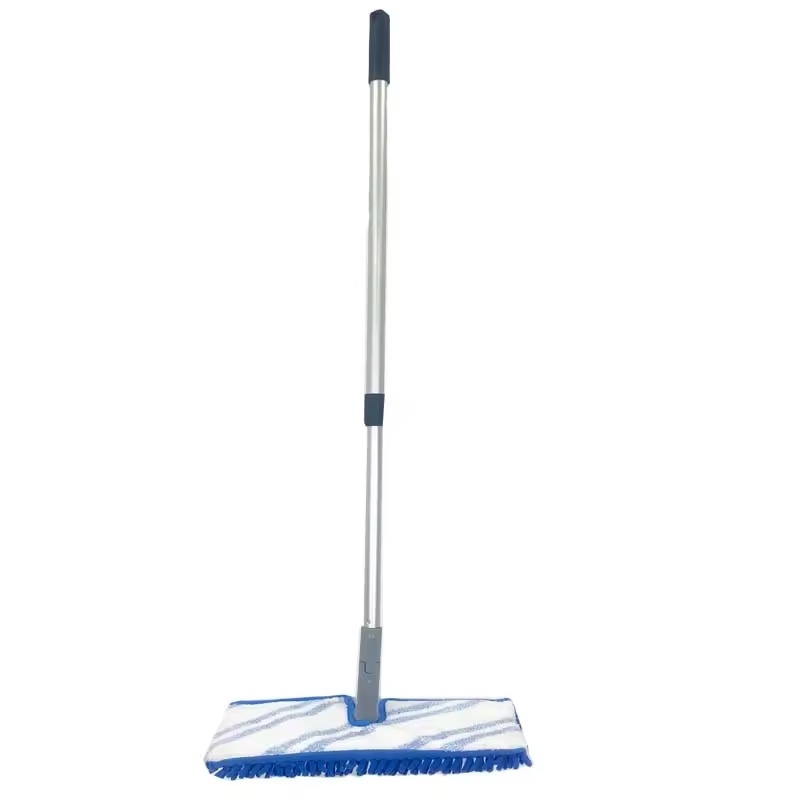 wet and dry chenille microfiber double sided mop with telescopic handle