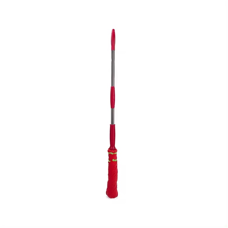 Extendable stainless steel handle cleaning microfiber twist floor mop