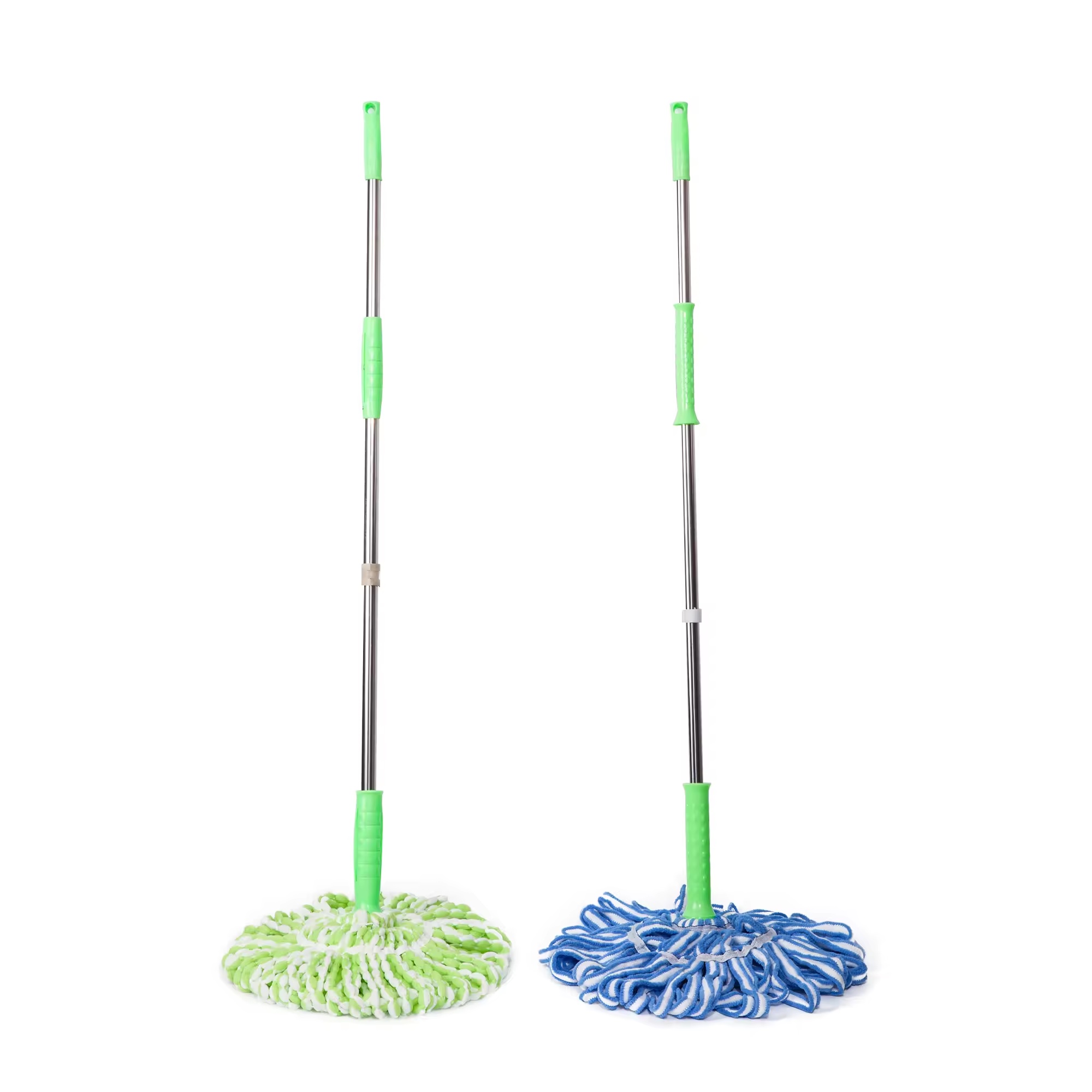 mop head refill Hand Release Self-Wringing Ratchet Twist Dry Wet convenient microfiber twist mop head