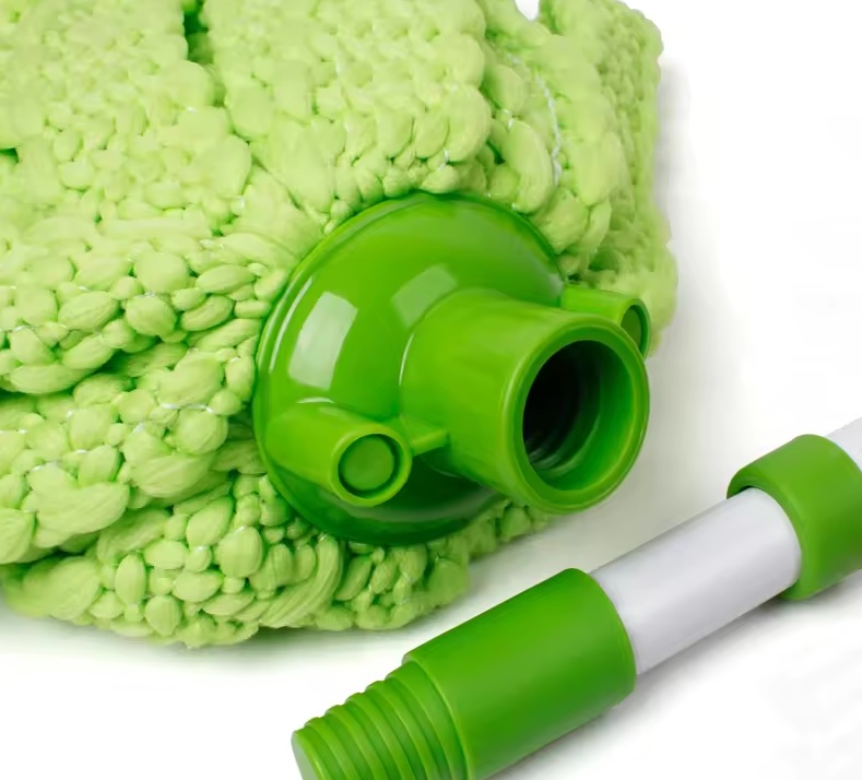 Home Cleaning Tools Wet Mop Telescopic Powder Iron Pole Cotton Mop