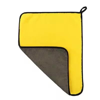 Wholesale Microfiber Double Sided Car wash towel Polishing Cleaning Cloth