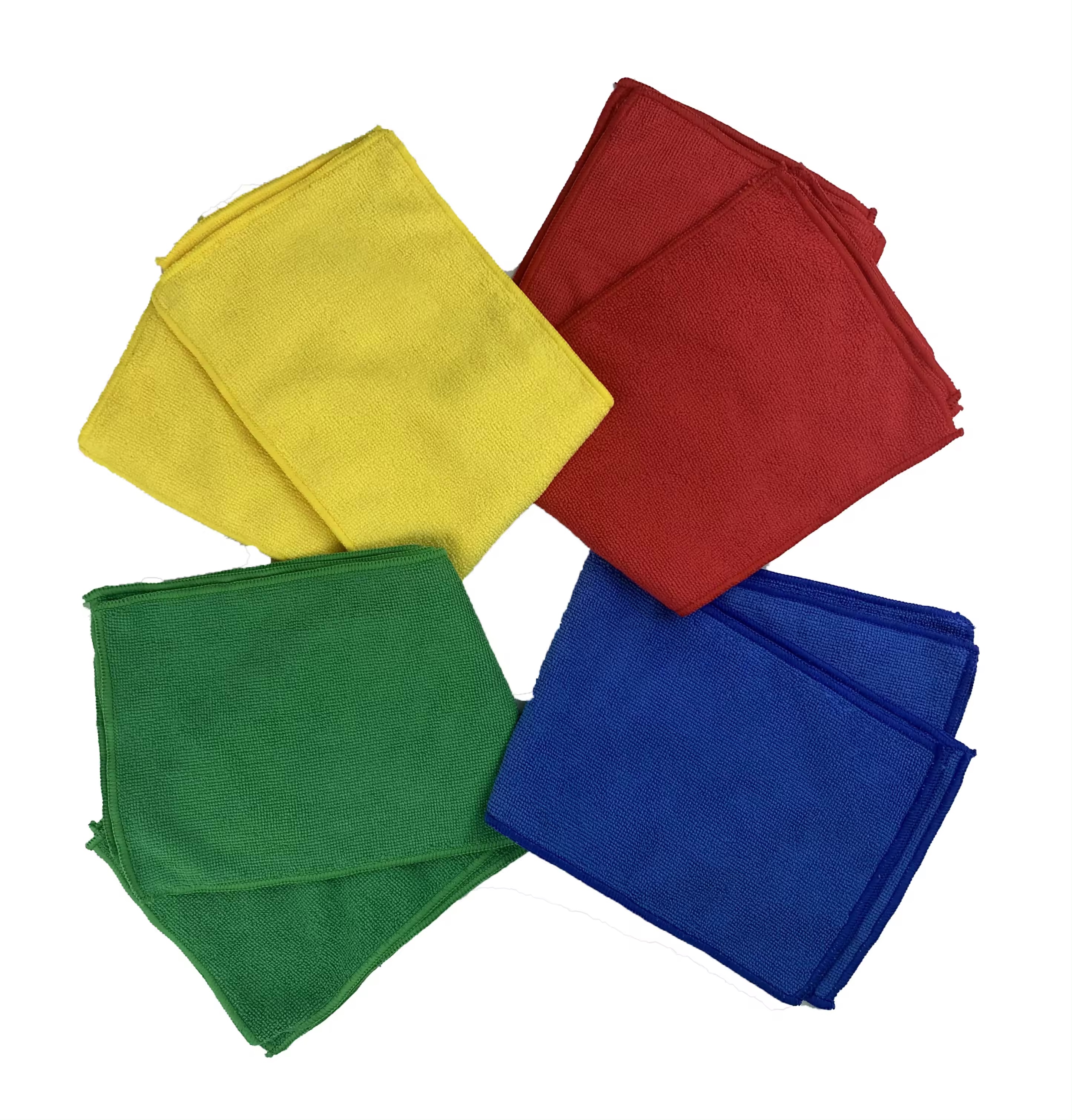 Household high quality microfiber kitchen dish cleaning clothes