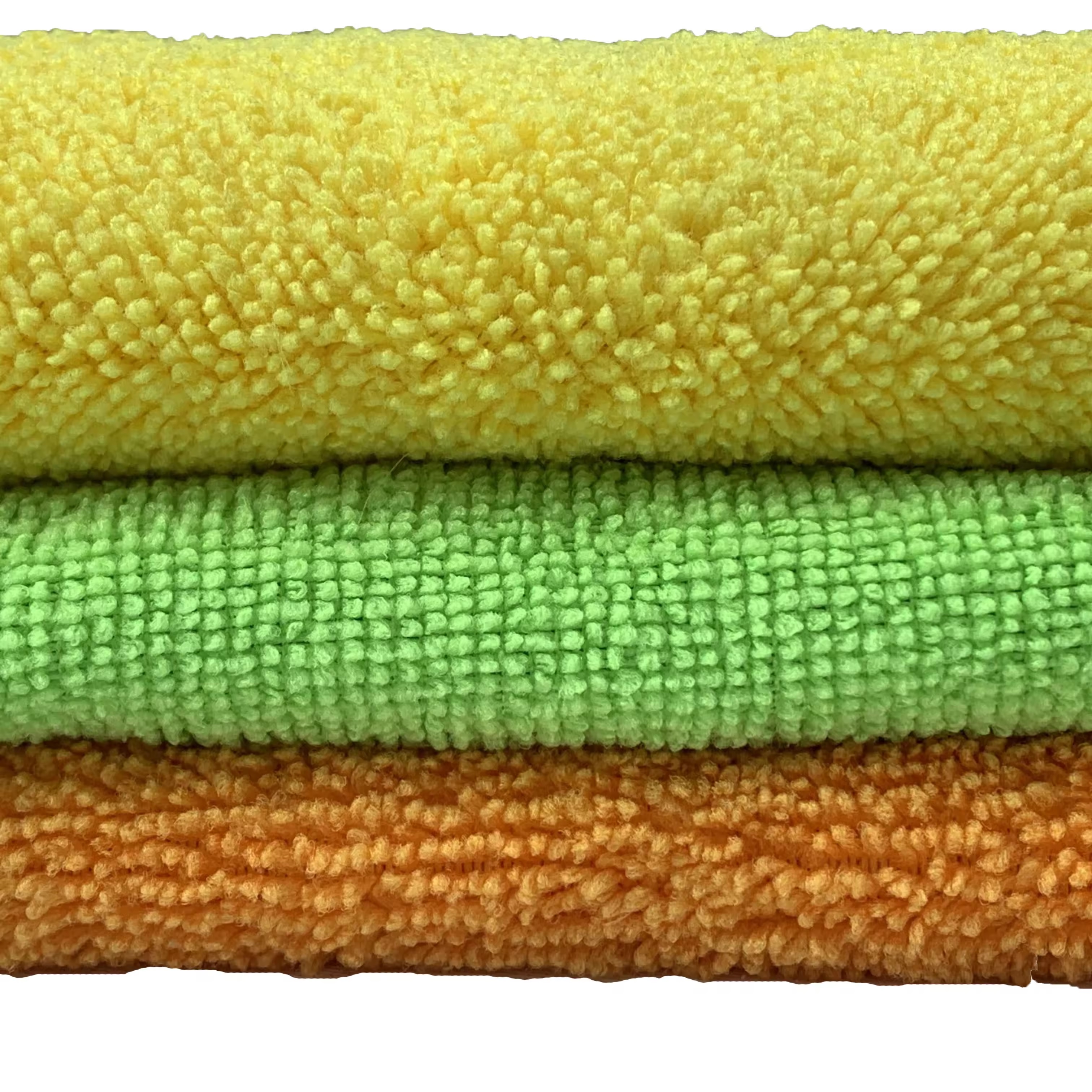 Wholesale Amazon Hot Sale Terry Housework Dishcloth Car Cleaning Cloth Rag Microfiber Kitchen Dish Towel