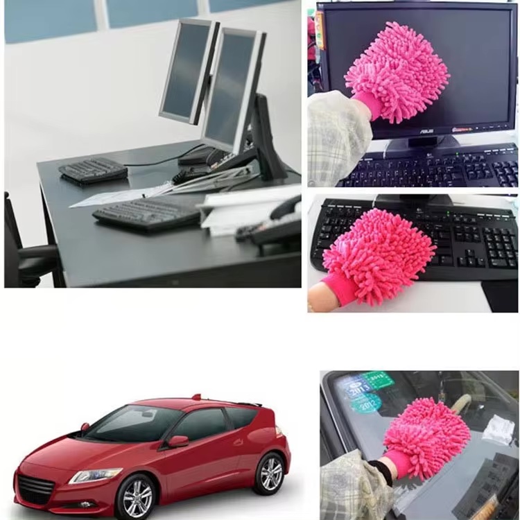 Chenille Car Cleaning Glove Microfiber Car Wash Mitt
