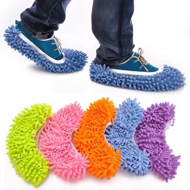Microfibre Chenille Cleaning Floor Mop Slippers For Floor Cleaning