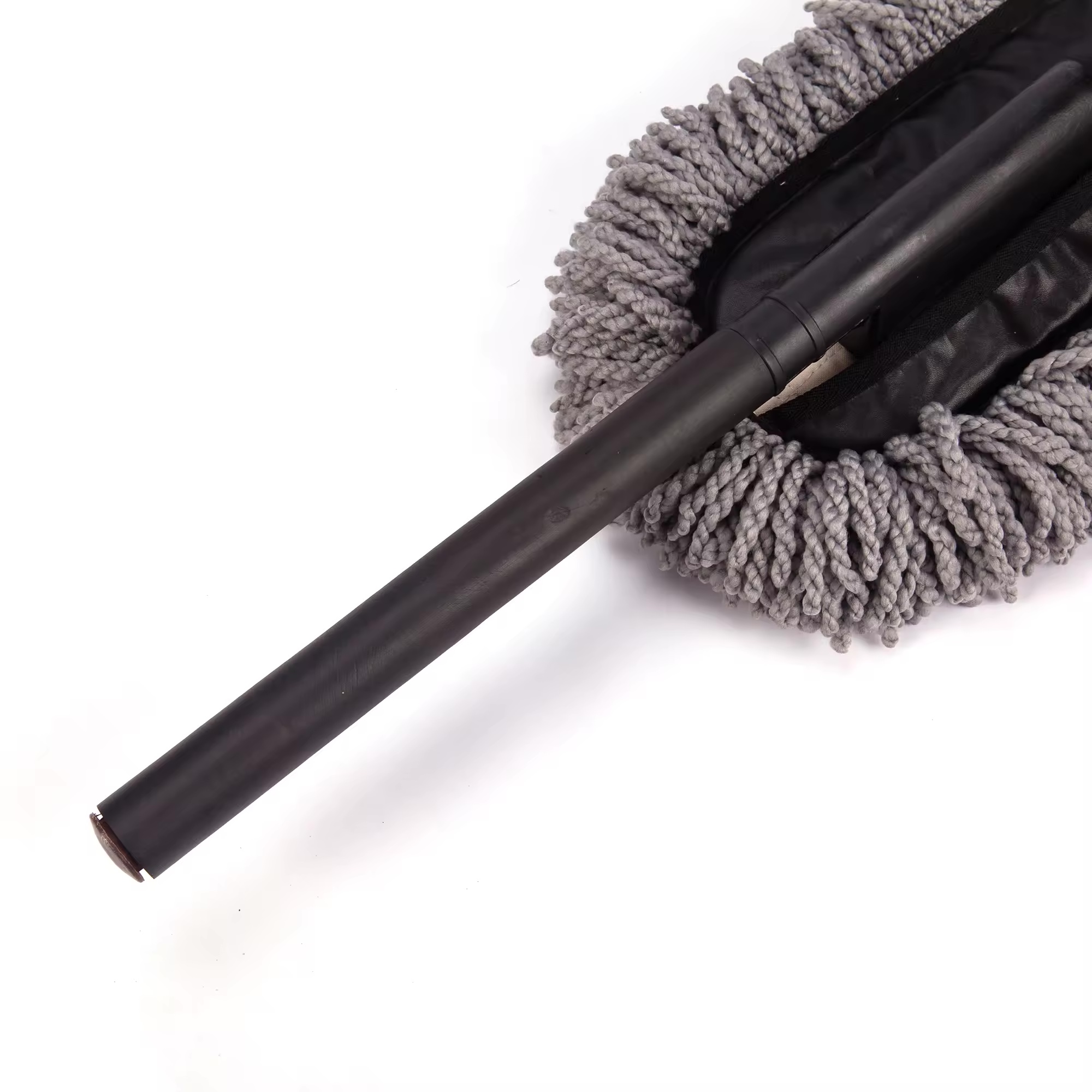 Custom Colored Microfiber Car Clean Duster Cleaning Rotating Car Wash Brushes With Long Handle