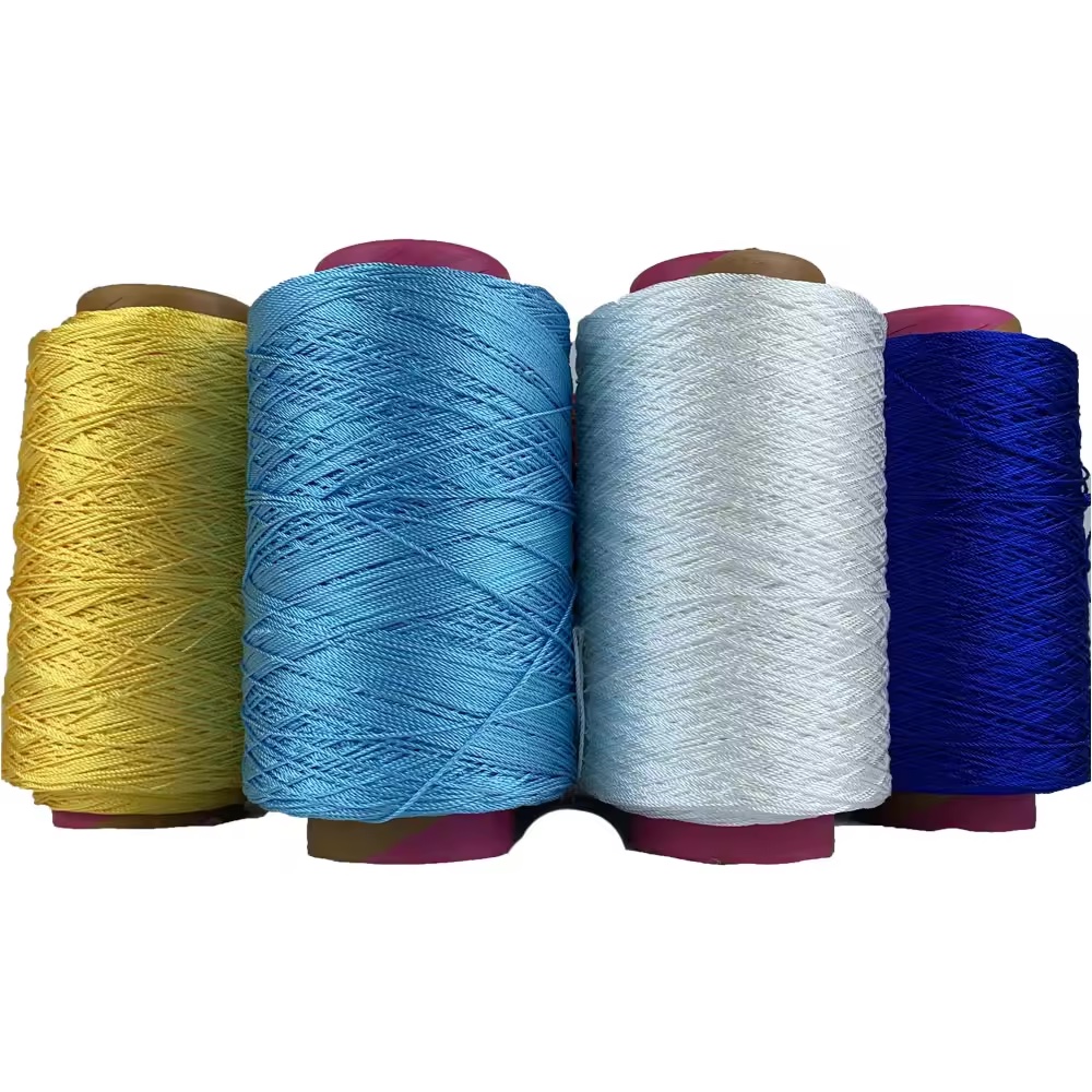 Colorful Multipurpose Polyester Yarn For Seal Label Hang Tag String Polyester Yarn