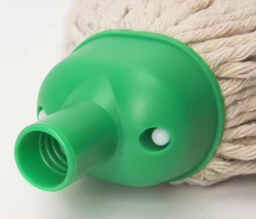 Raw white yarn cotton Round Mop Head Refill Replacement Mop Head For Floor Cleaning product