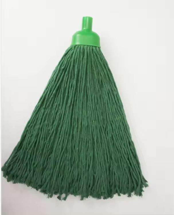Green yarn cotton Round Mop Head Refill Replacement Mop Head For Floor Cleaning product