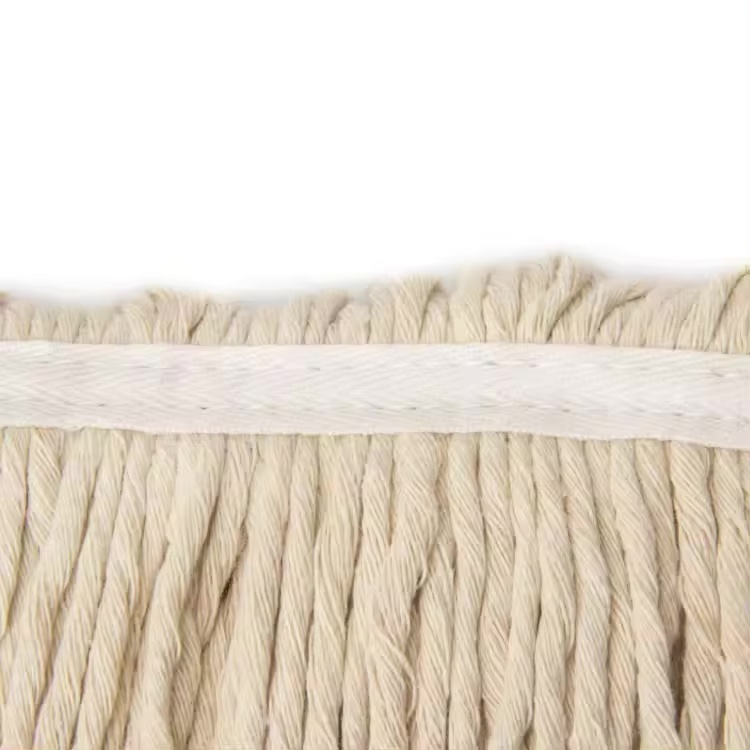Raw white cotton mop head refill wet mop replacement wet mop head