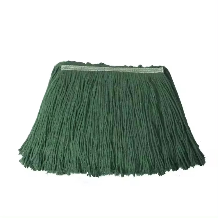 Custom Standard Lobby Wet Mop Floor Cleaning Cotton Mop Replacement Head For industrial 