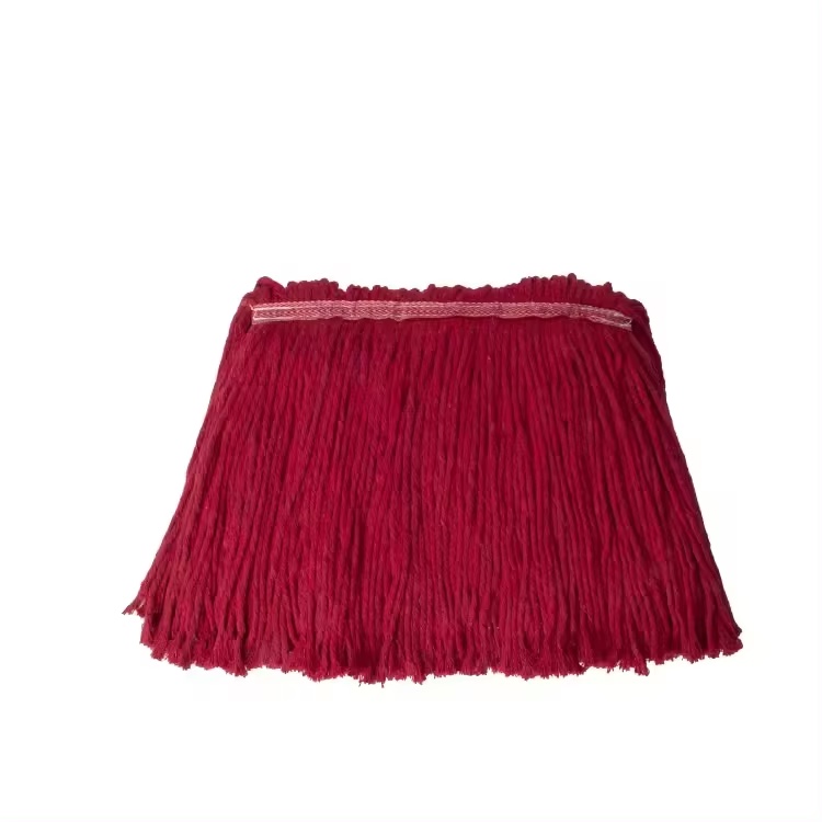 Custom Standard Lobby Wet Mop Floor Cleaning Cotton Mop Replacement Head For industrial 