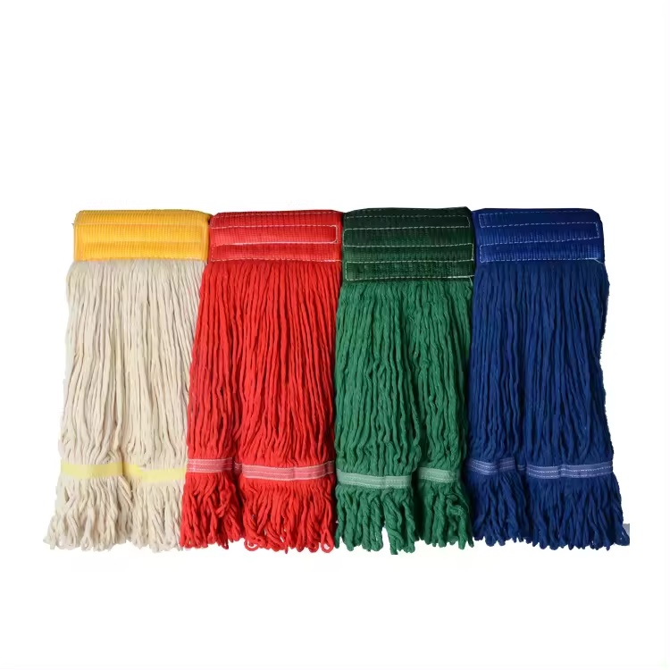 Cotton Yarn Mop Head Wet And Dry Industrial Floor Cleaning Mop Refill