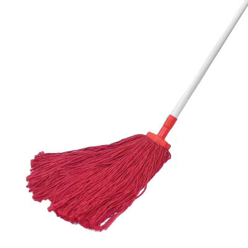 O-Cleaning Premium Screw-on Synthetic Cotton Mop Head Replacement With American TCut-End String Wet Mop Refill