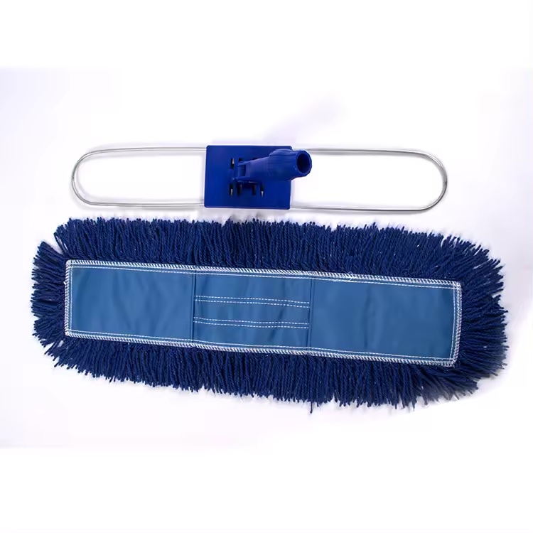 flat industrial dust mop