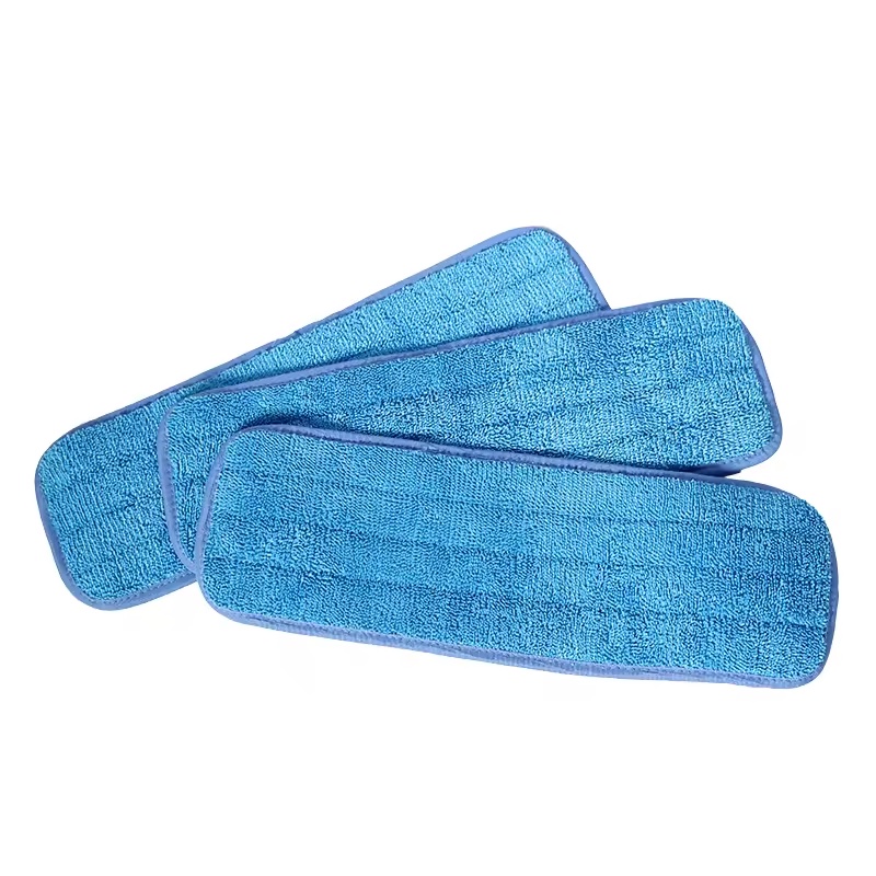 Blue Microfiber Looped Wet Mop Pads