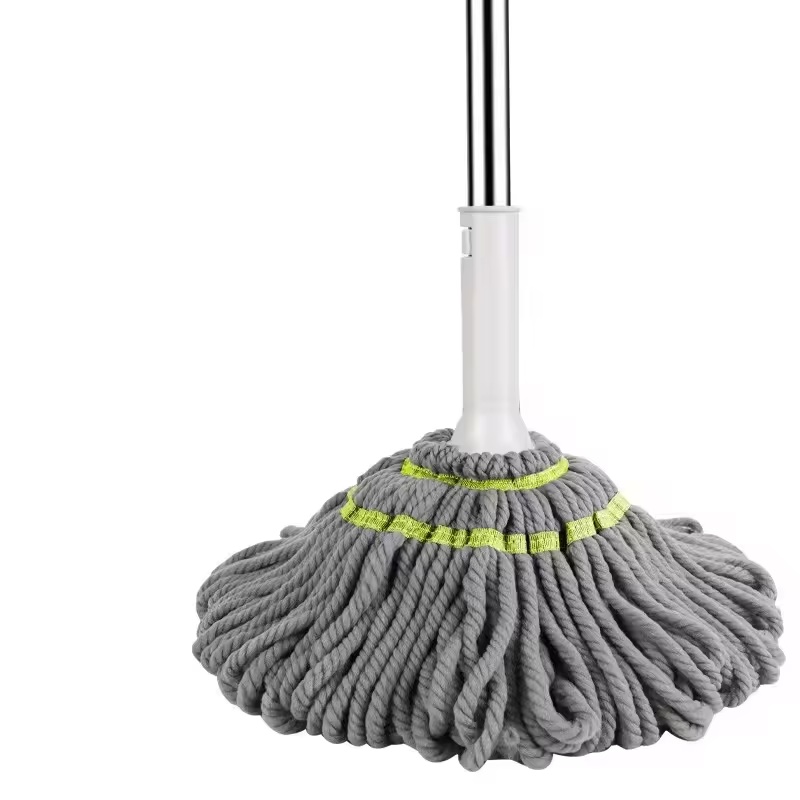 Customized Color Replaceable Cleaning Microfiber Twist Floor Mop For Home Use