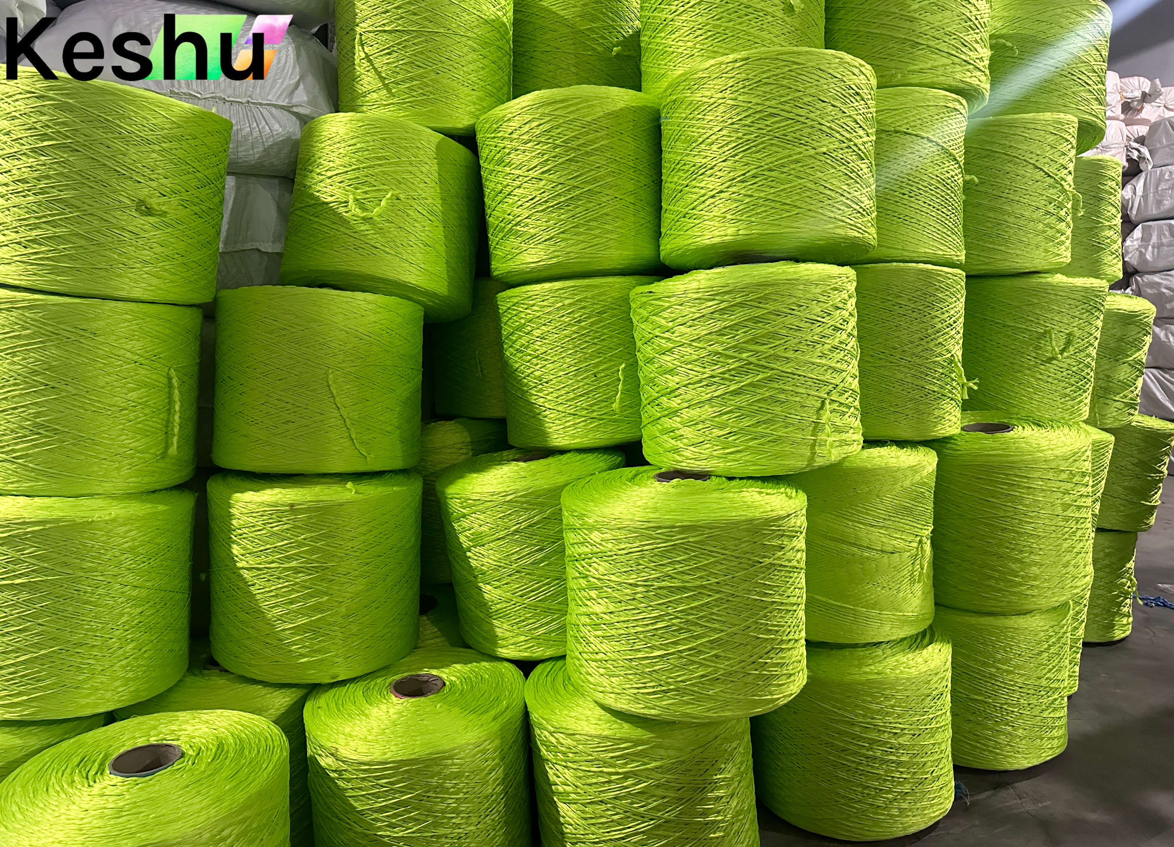 Mop Yarn Spun Dty 100% Polyester Filtration Microfiber Mop Yarn For Mop