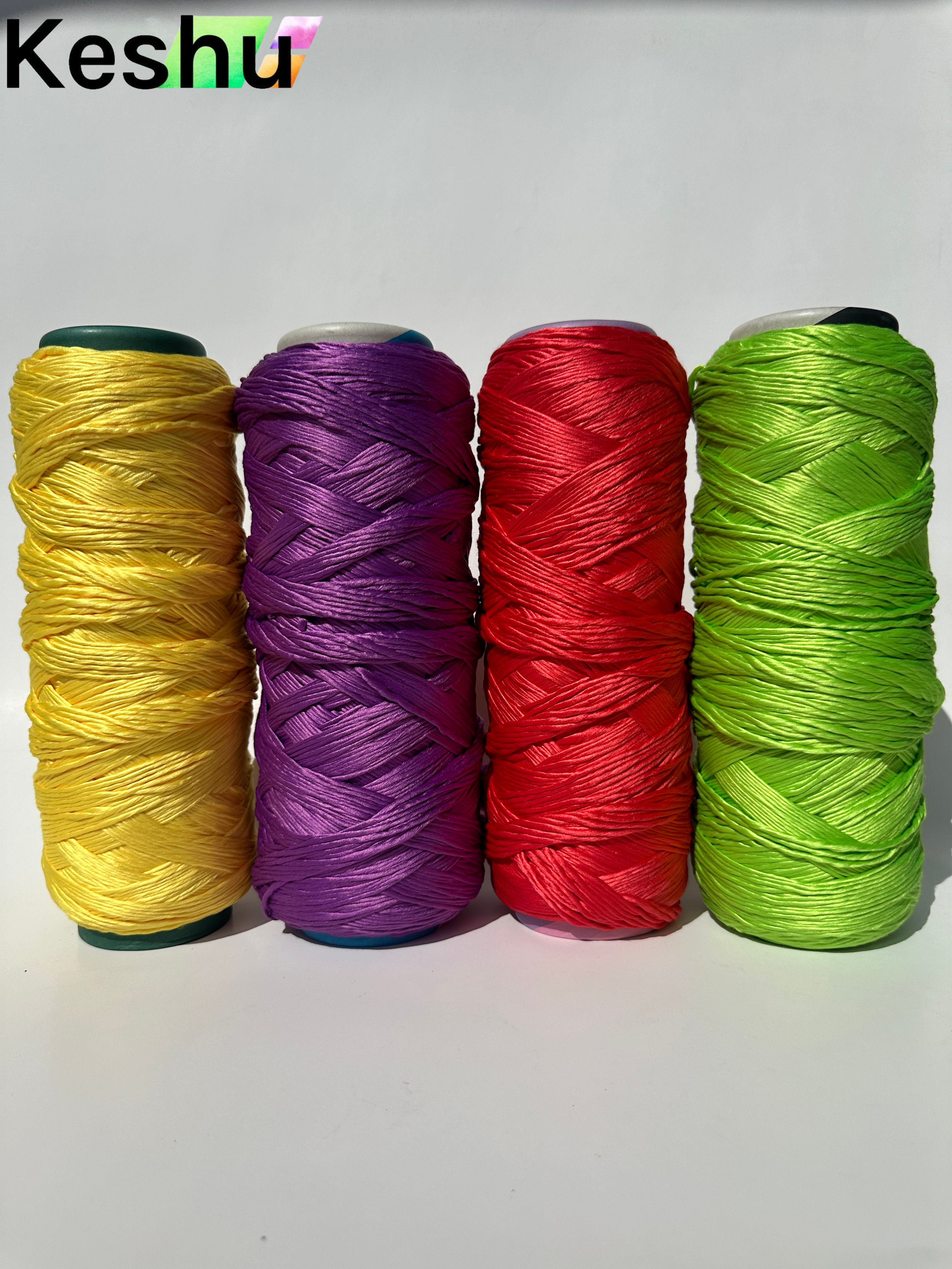 China customizable Microfiber Mop Yarn blended weaving yarn polyester material for mop production