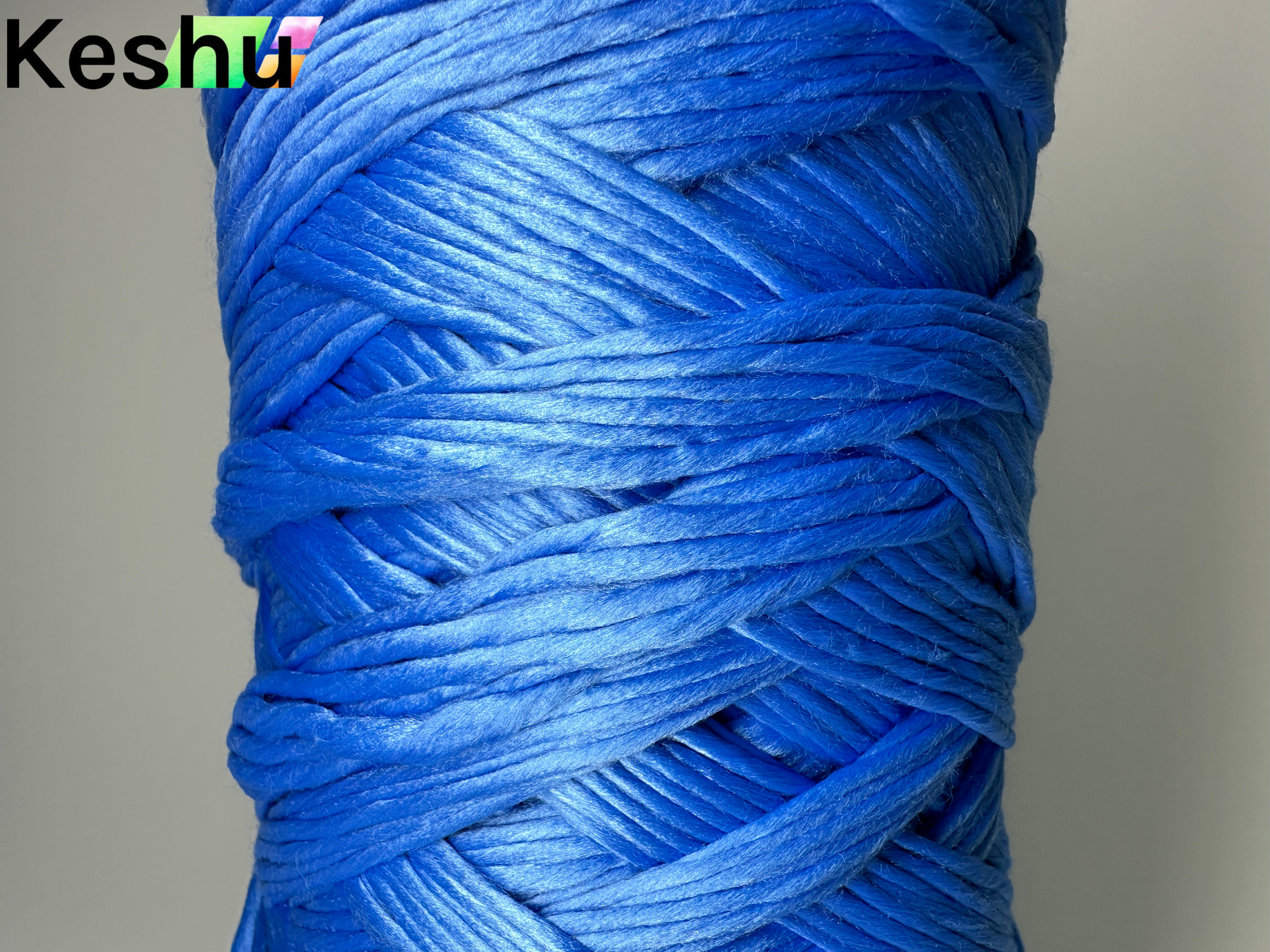 China cheap Microfiber twisted mop yarn 100% polyester blended yarn for mop producing