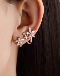 Multicolor Stone Fashion Earcuff