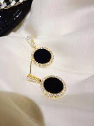 Korean Love Round Shape Elegant Earrings for Women