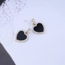 Korean Love Heart Elegant Earrings for Women