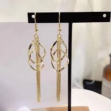 Spring Vibes Gold Hook Earrings for Women