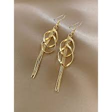 Spring Vibes Gold Hook Earrings for Women