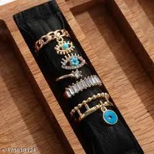 Stylish Metal Midi Finger Rings Set