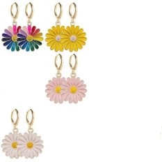 Multicolor Flower Earrings