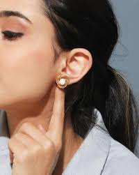 Cinderella Style Enchanted Pearl Stud Earrings