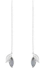 Western Blue Leaf Blossom Earrings