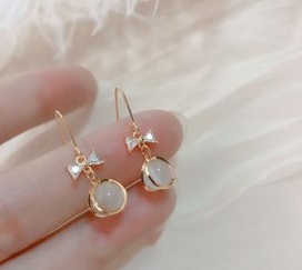 Golden Opal Radiance Trending Earrings