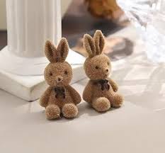 Sweet Delight: Cute Chocolate Brown Mini Teddy Studs