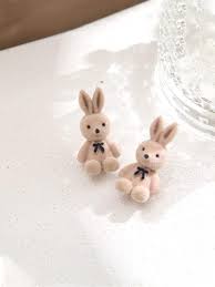 Teddy Whimsy: Cute Light Brown Mini Teddy Studs