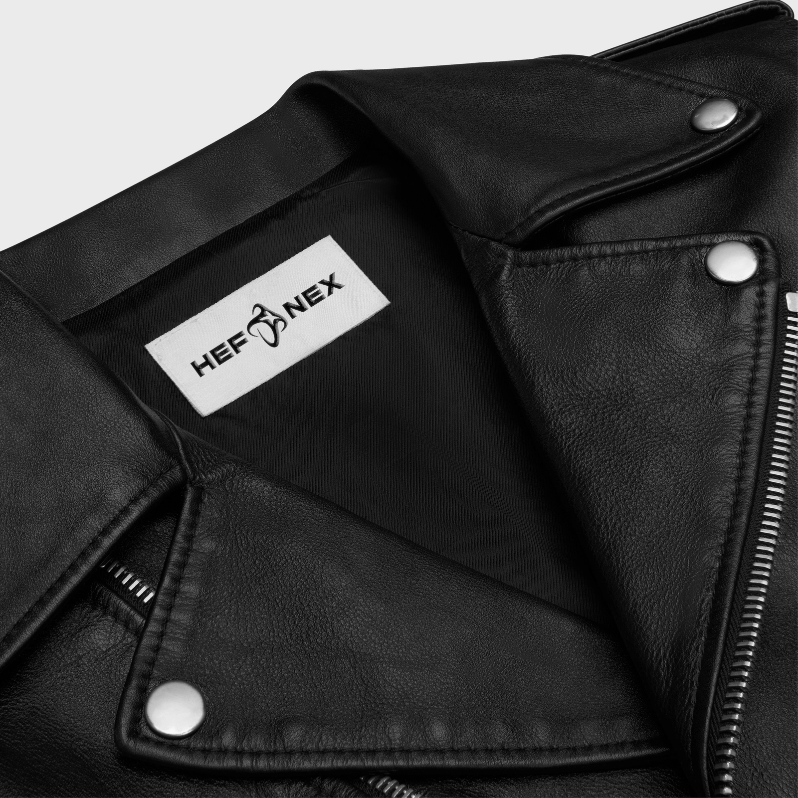Timeless Black Leather Moto Jacket